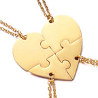 Custom Heart Segment Necklace
