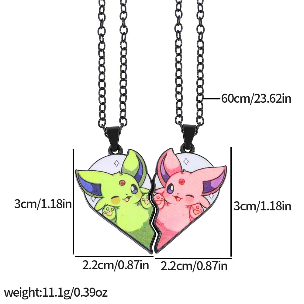 Pokémon Eeveelution Heart Necklace