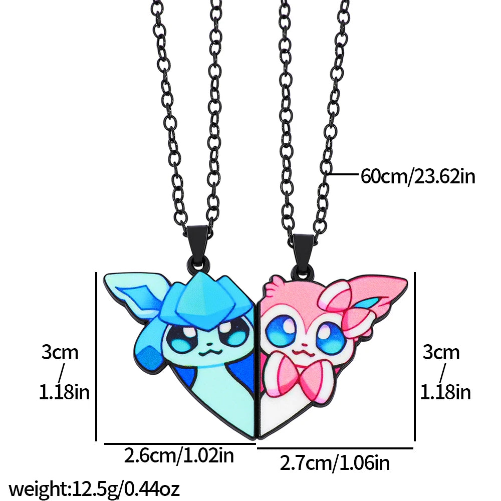 Pokémon Eeveelution Heart Necklace