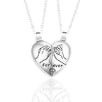Magnetic Heart Coupling Necklace